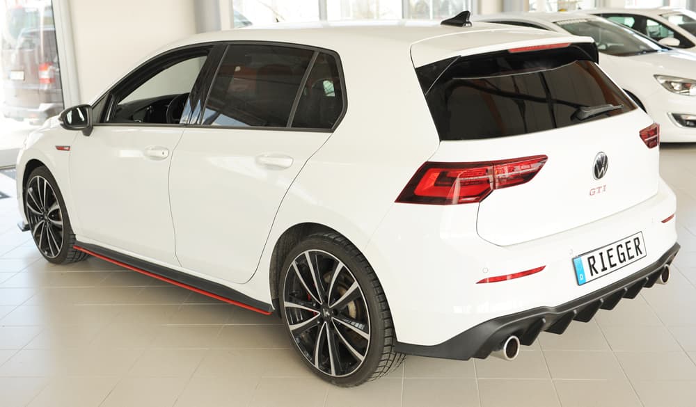 VW GOLF 8 GTI - RIEGER HECK ANSATZ DIFFUSOR – Bild 2