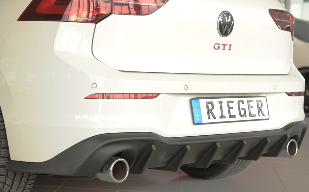 VW GOLF 8 GTI - RIEGER HECK ANSATZ DIFFUSOR – Bild 3