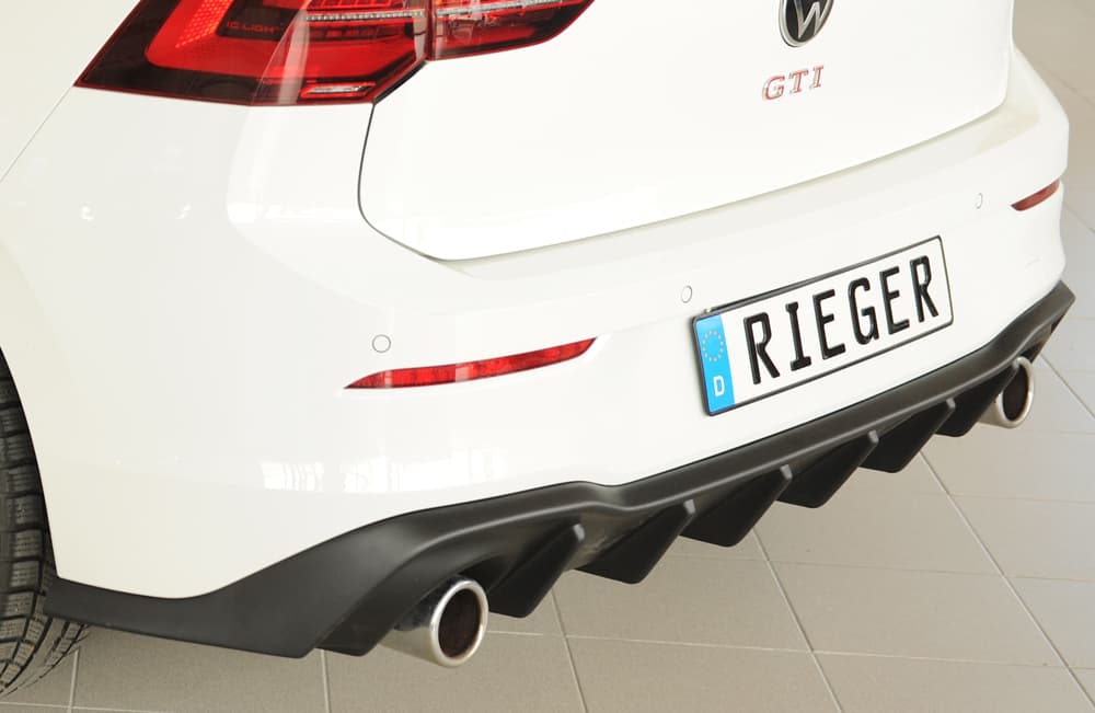 VW GOLF 8 GTI - RIEGER HECK ANSATZ DIFFUSOR – Bild 4