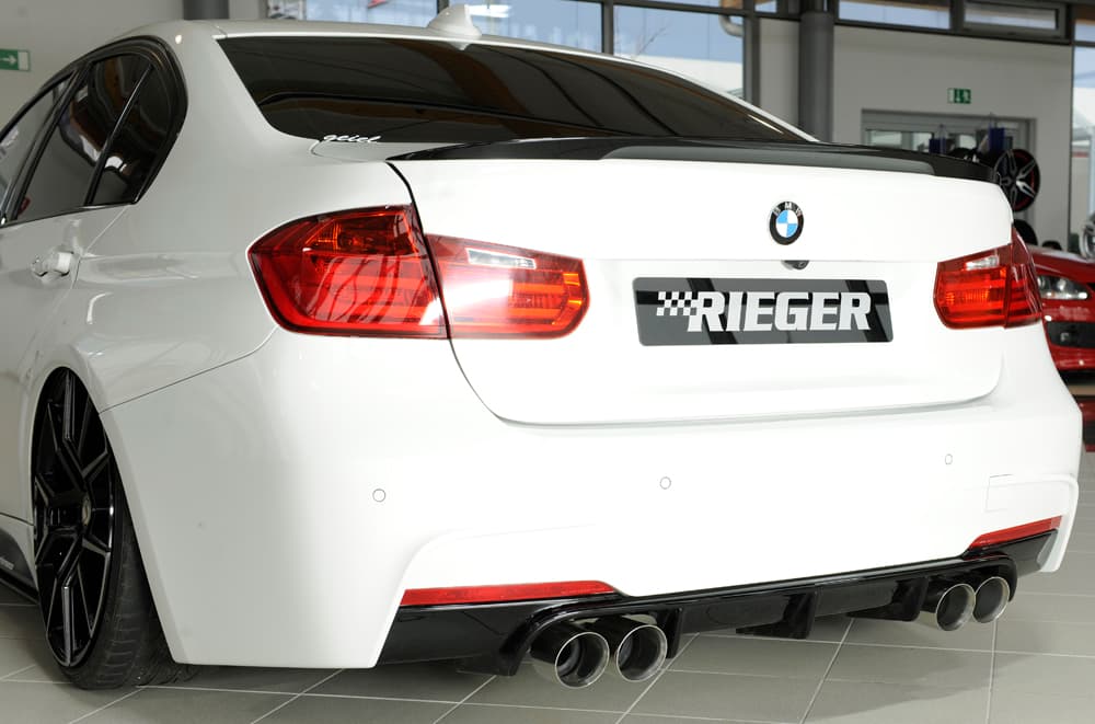 BMW F30 LIMOUSINE M-PAKET - RIEGER DUPLEX DIFFUSOR OO-OO – Bild 2