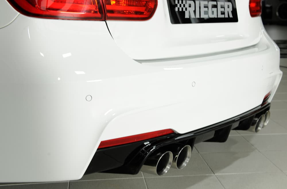 BMW F30 LIMOUSINE M-PAKET - RIEGER DUPLEX DIFFUSOR OO-OO – Bild 3