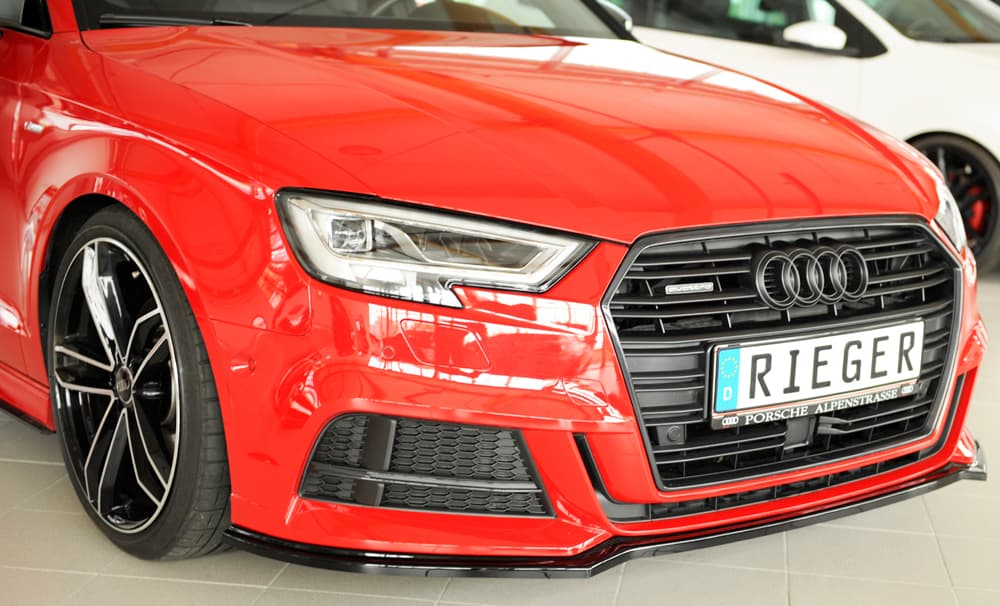 AUDI A3 FACELIFT - RIEGER FRONTSPOILER | FRONTLIPPE (DTC) – Bild 3