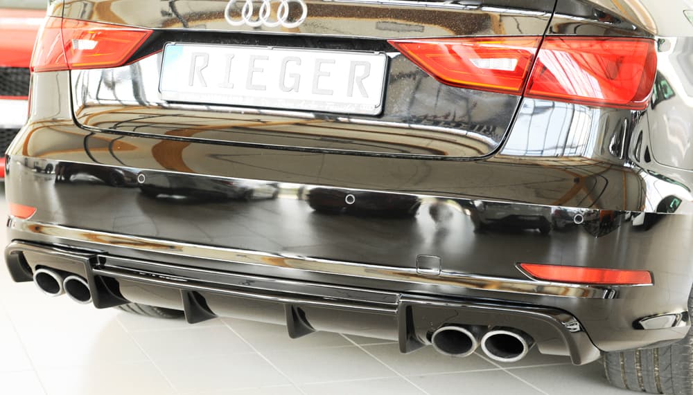 AUDI S3 CABRIO - RIEGER HECK DIFFUSOR (GLANZ) – Bild 4