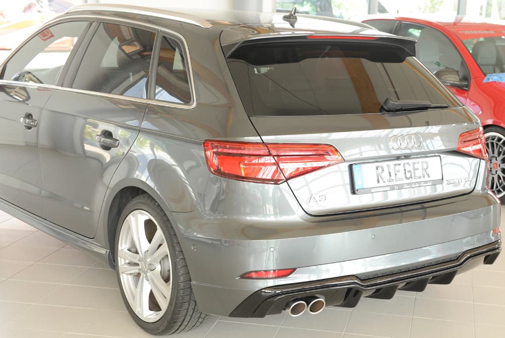 AUDI A3 FACELIFT - RIEGER HECK DIFFUSOR – Bild 2