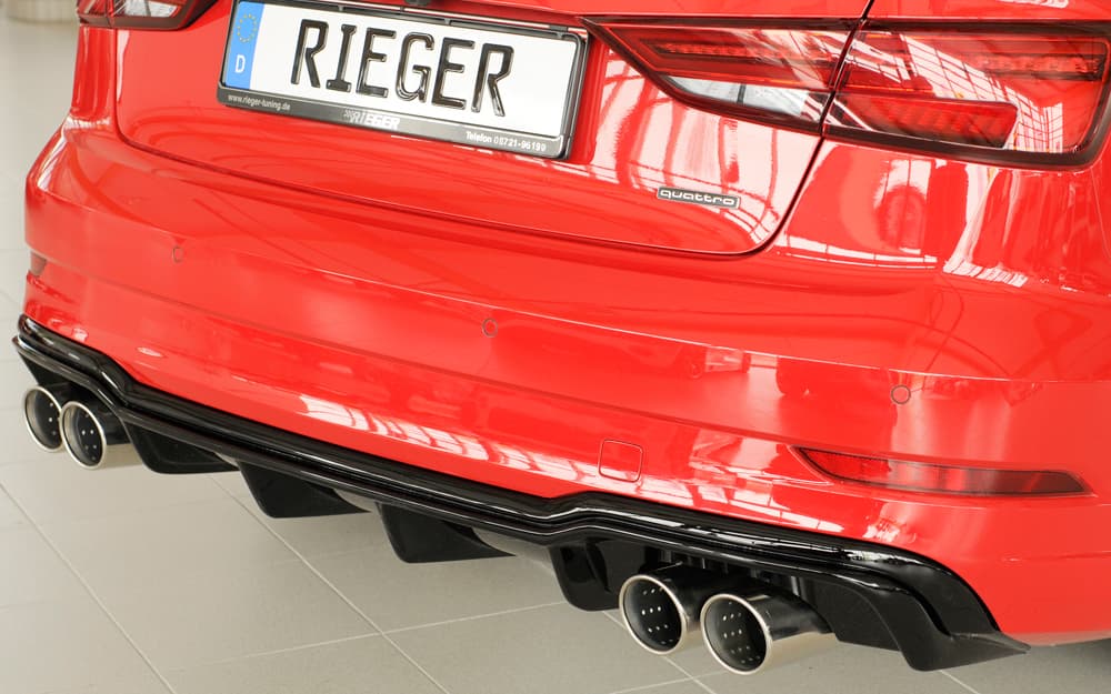 AUDI A3 FACELIFT - RIEGER HECK DIFFUSOR OO-OO