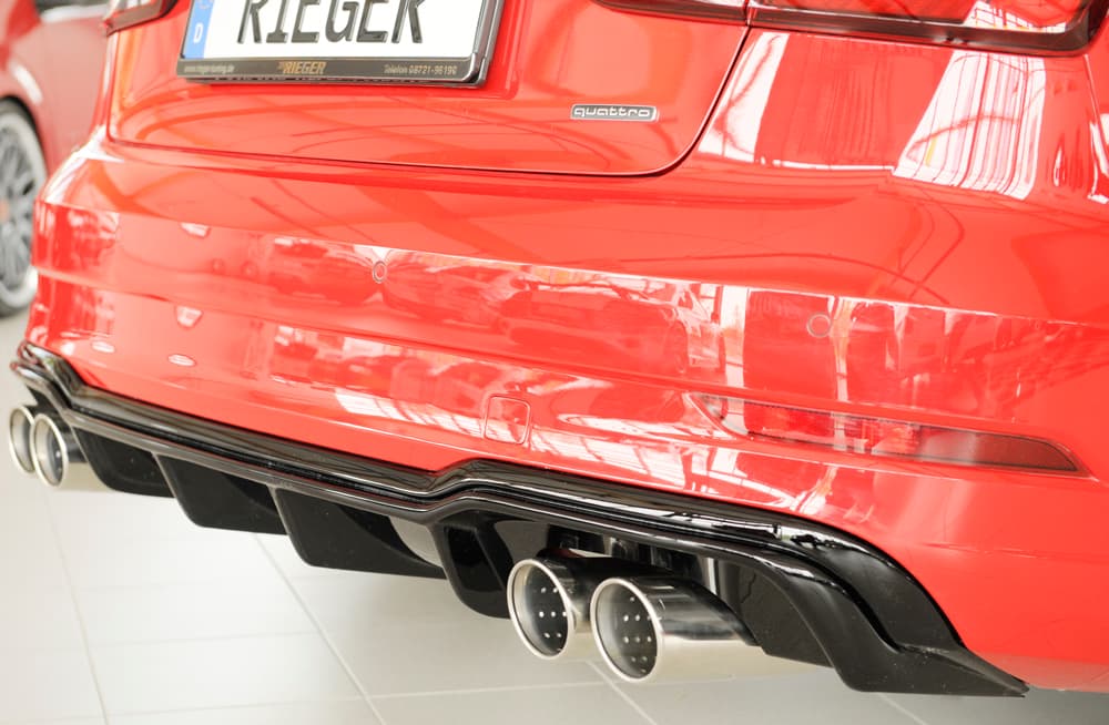 AUDI A3 FACELIFT - RIEGER HECK DIFFUSOR OO-OO – Bild 2