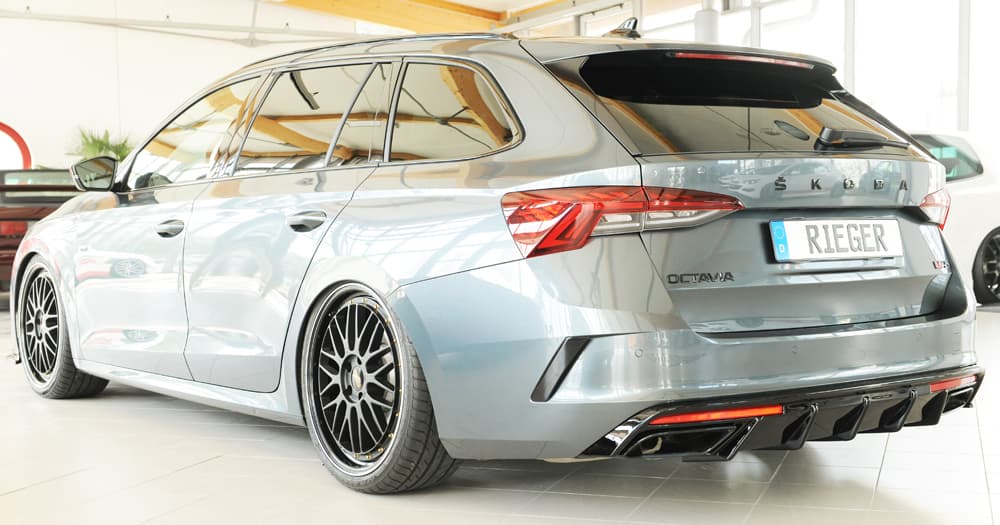 SKODA OCTAVIA RS - RIEGER TUNING HECK DIFFUSOR ANSATZ – Bild 2