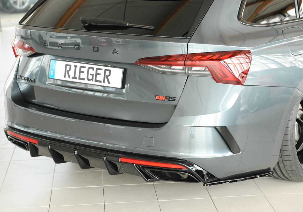SKODA OCTAVIA RS - RIEGER TUNING HECK DIFFUSOR ANSATZ – Bild 5