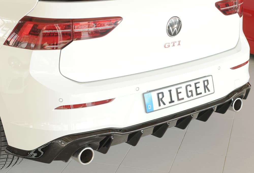 VW GOLF 8 GTE - RIEGER HECK ANSATZ DIFFUSOR