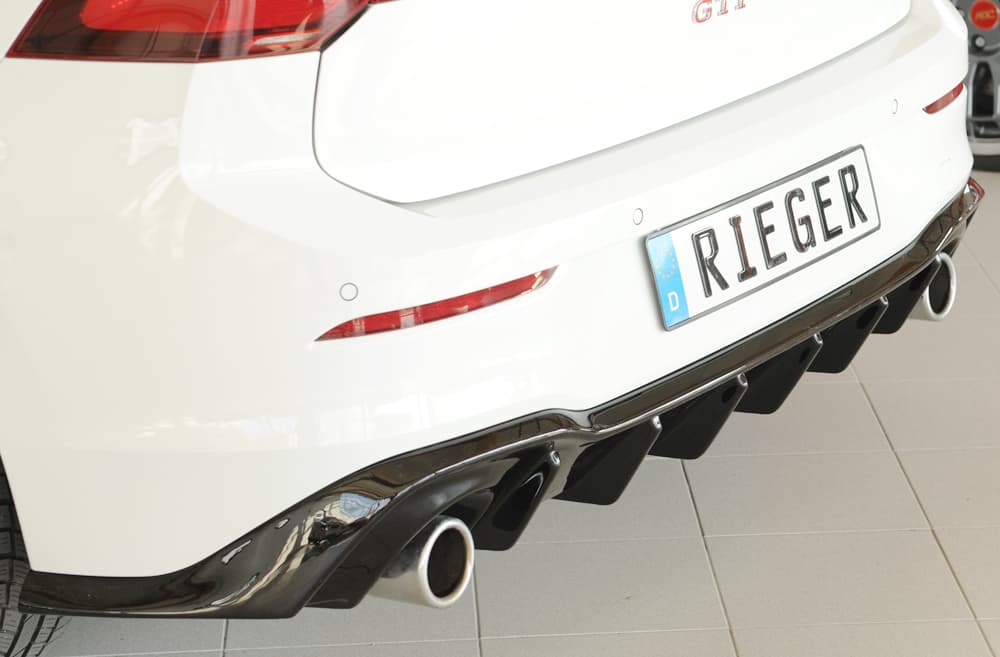 VW GOLF 8 GTE - RIEGER HECK ANSATZ DIFFUSOR – Bild 2