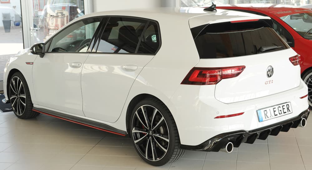 VW GOLF 8 GTE - RIEGER HECK ANSATZ DIFFUSOR – Bild 3