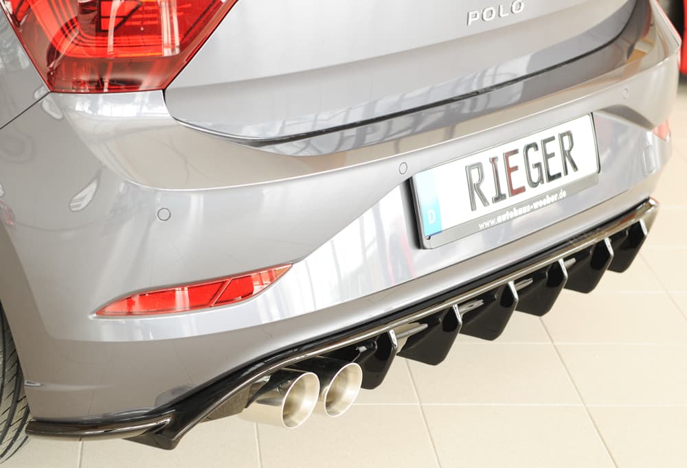 VW POLO GTI - RIEGER HECK DIFFUSOR ANSATZ OO--