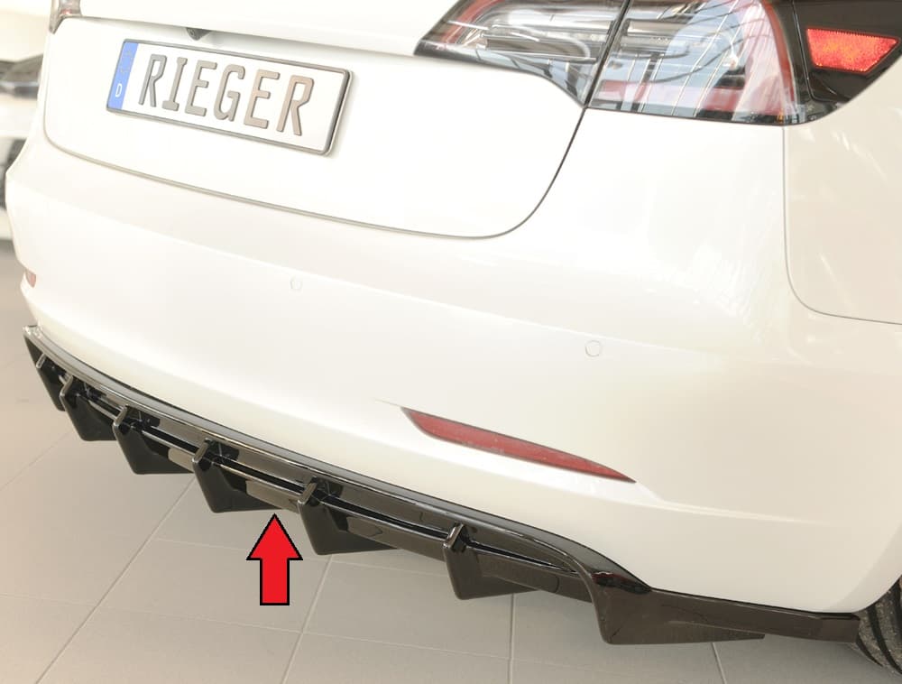 TESLA MODEL 3 - RIEGER TUNING HECK DIFFUSOR ANSATZ – Bild 2