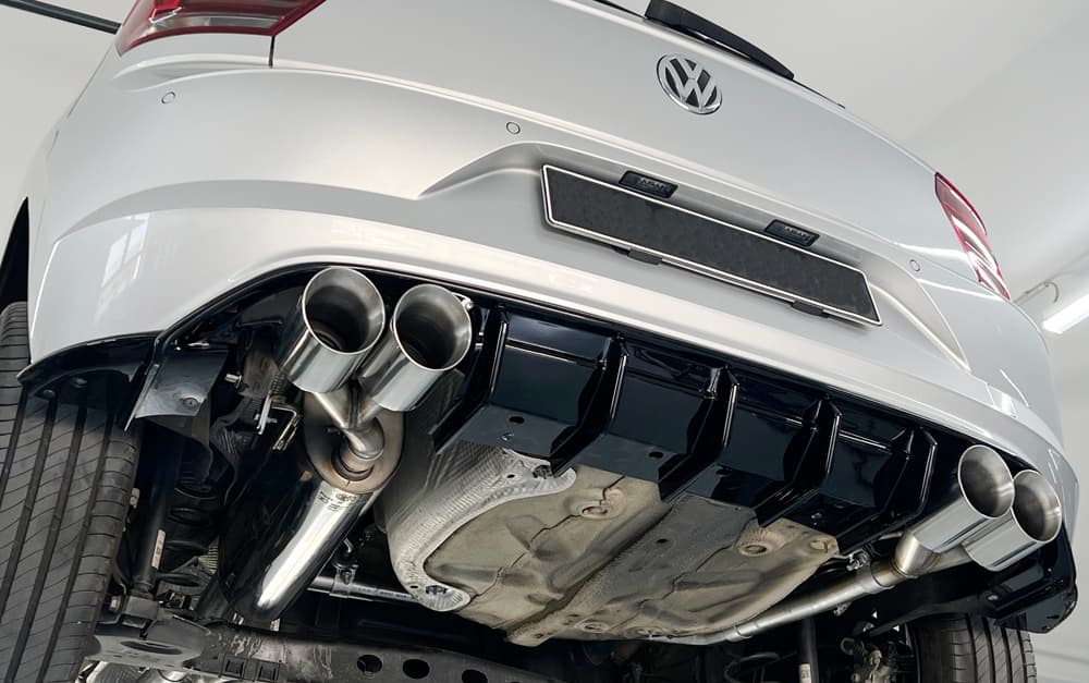 VW POLO R-LINE - RIEGER HECK DIFFUSOR ANSATZ OO-OO – Bild 2