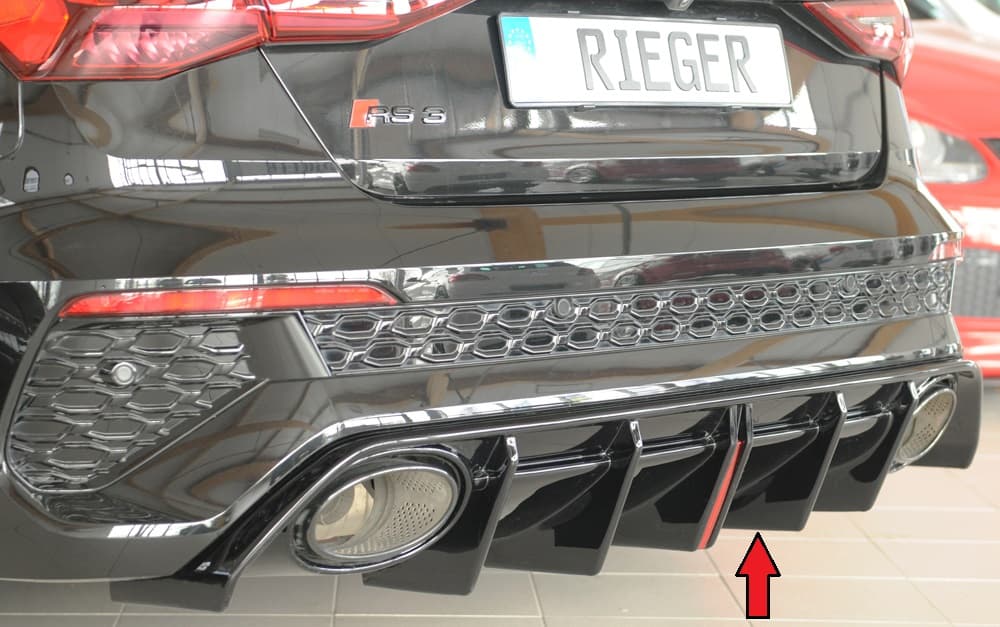 AUDI RS3 - RIEGER TUNING HECK ANSATZ DIFFUSOR – Bild 2