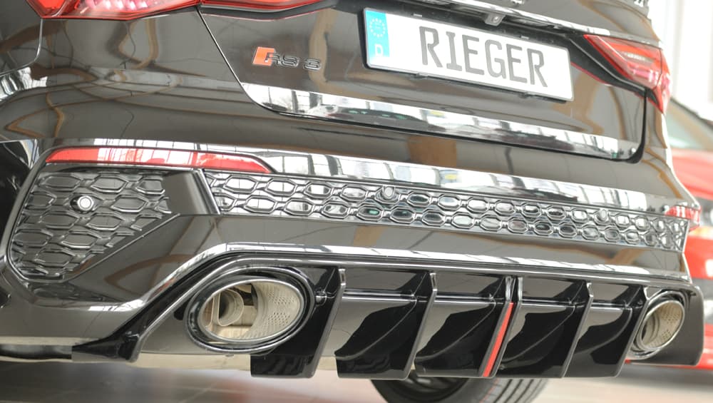 AUDI RS3 - RIEGER TUNING HECK ANSATZ DIFFUSOR – Bild 4