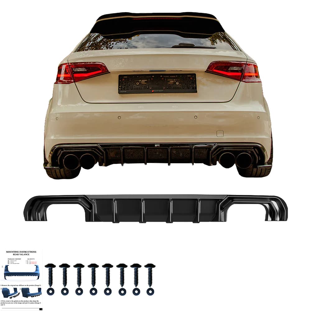 AUDI S3 SPORTBACK - ONEWAY PERFORMANCE HECK DIFFUSOR – Bild 4