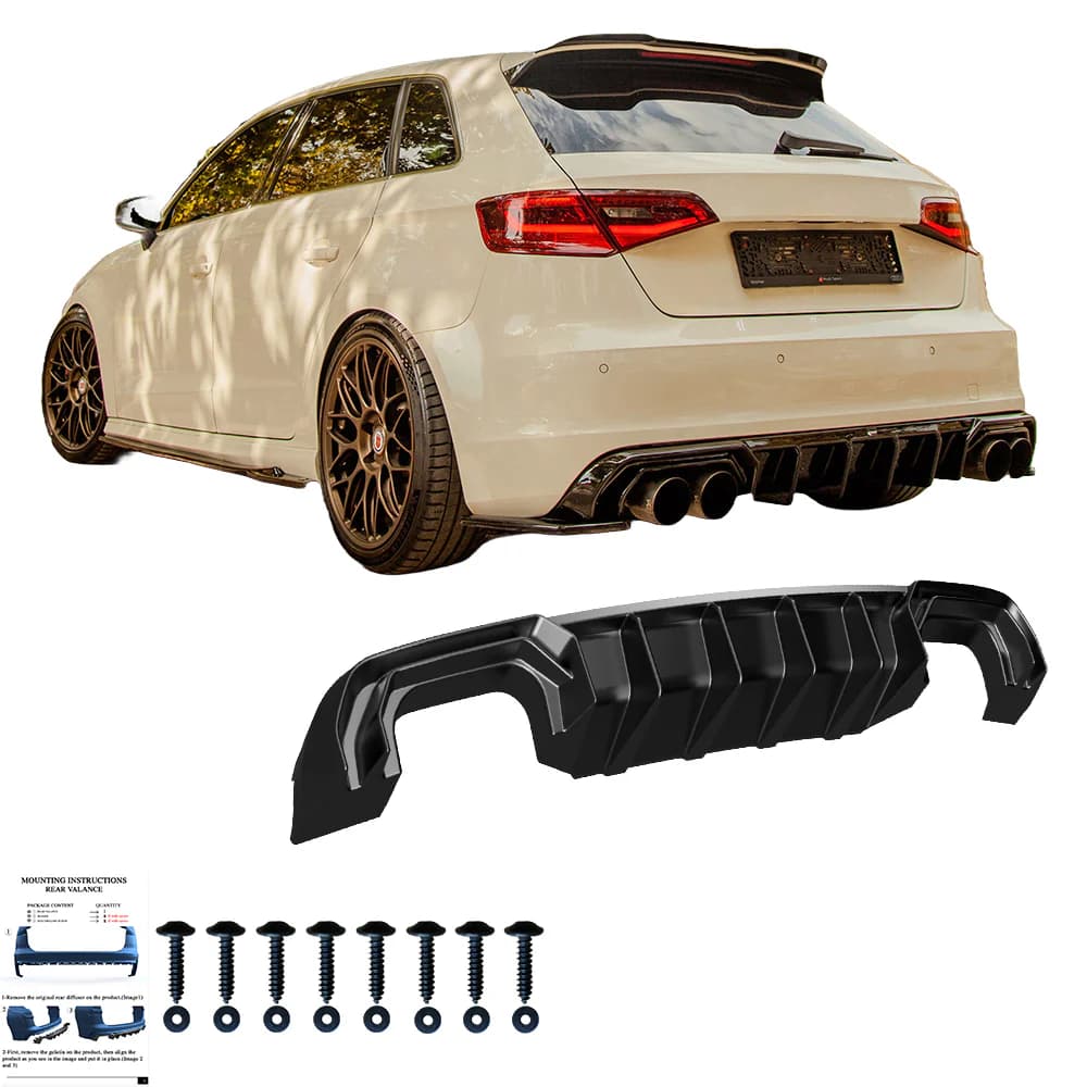 AUDI S3 SPORTBACK - ONEWAY PERFORMANCE HECK DIFFUSOR – Bild 5
