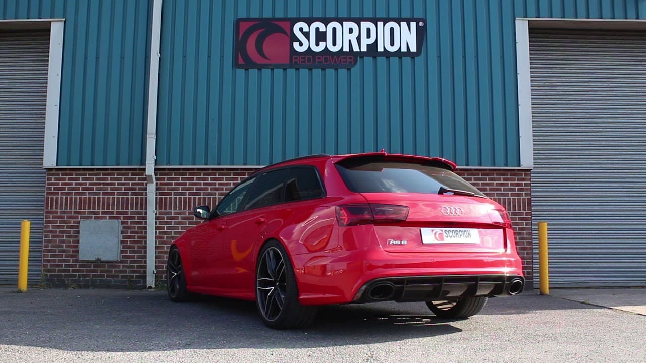 AUDI RS6 AVANT - SCORPION Ø 70MM DUPLEX SPORTAUSPUFF ANLAGE – Bild 4