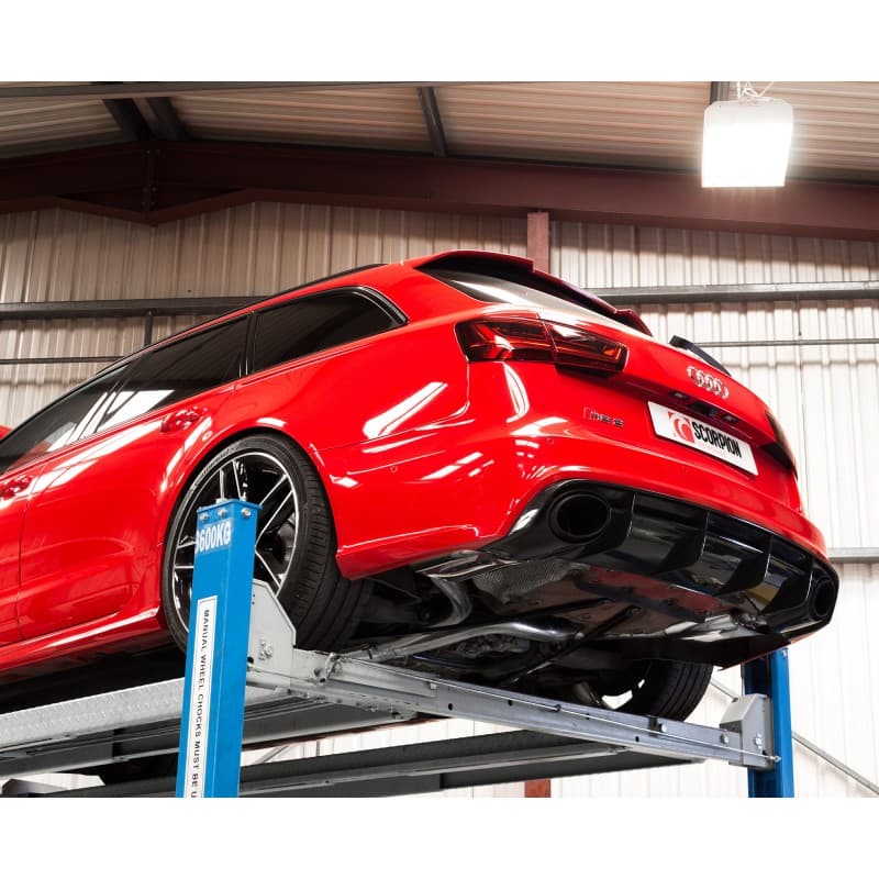 AUDI RS6 AVANT - SCORPION Ø 70MM DUPLEX SPORTAUSPUFF ANLAGE – Bild 5