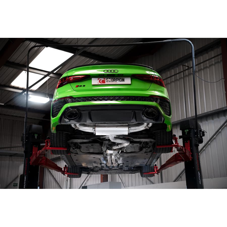 AUDI RS3 LIMOUSINE - SCORPION DUPLEX SPORTAUSPUFF ANLAGE AB OPF – Bild 3