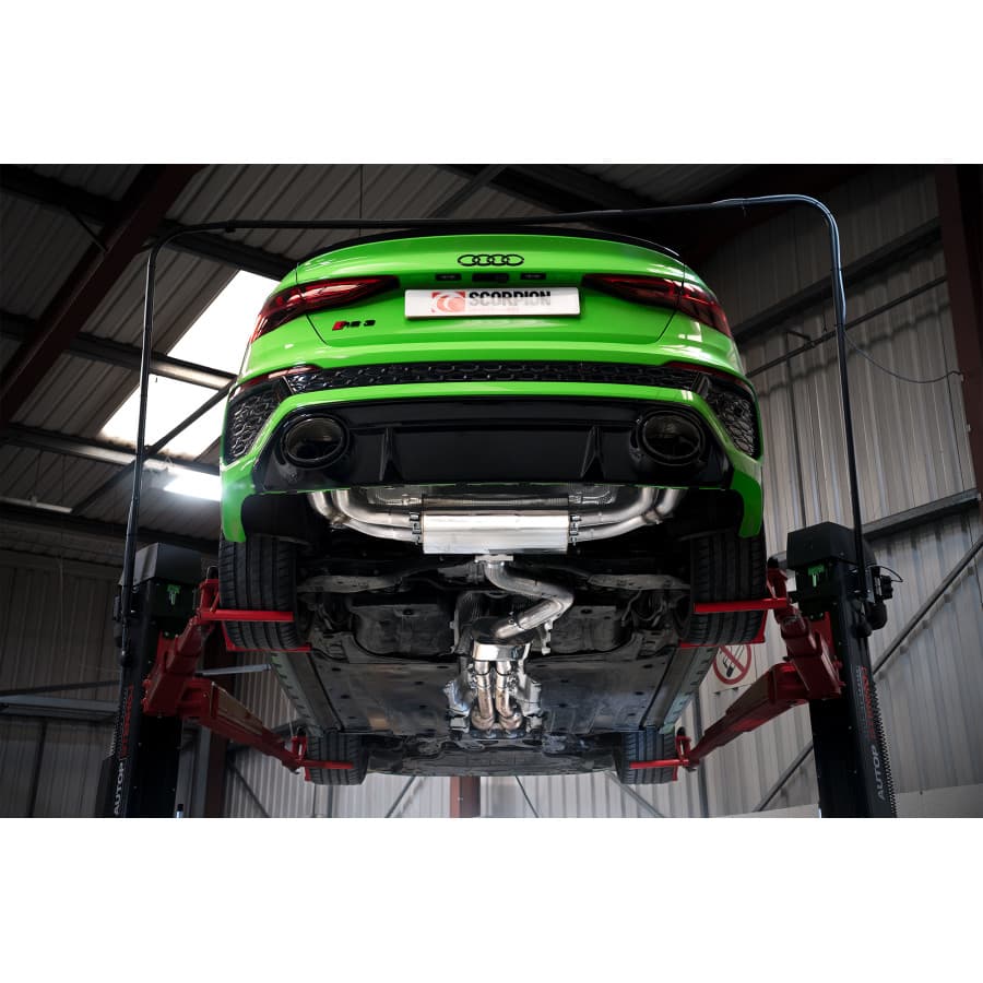 AUDI RS3 LIMOUSINE - SCORPION DUPLEX SPORTAUSPUFF ANLAGE AB OPF – Bild 4