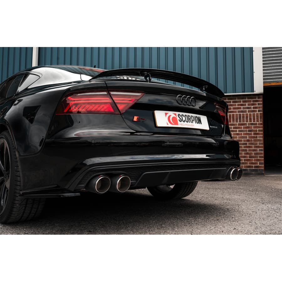 AUDI S7 - SCORPION Ø 70MM DUPLEX SPORTAUSPUFF ANLAGE – Bild 5