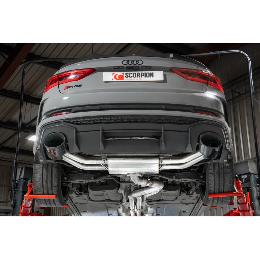 AUDI RS Q3 - SCORPION DUPLEX SPORTAUSPUFF ANLAGE AB OPF Ø 80MM – Bild 4