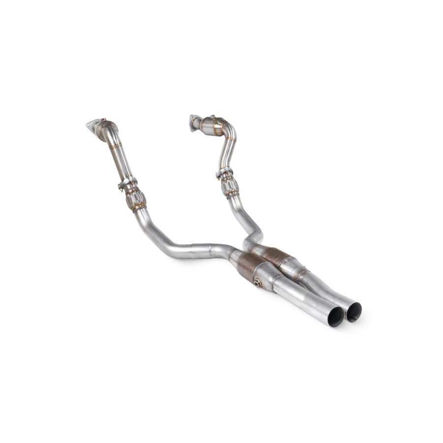 AUDI S4 - SCORPION DOWNPIPES MIT SPORT KATALYSATOR IN FRONT PIPES