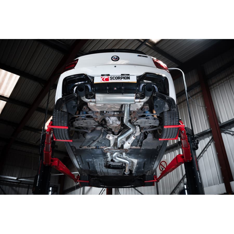 BMW M135i - SCORPION DUPLEX AUSPUFF ANLAGE AB KAT Ø 80MM – Bild 4