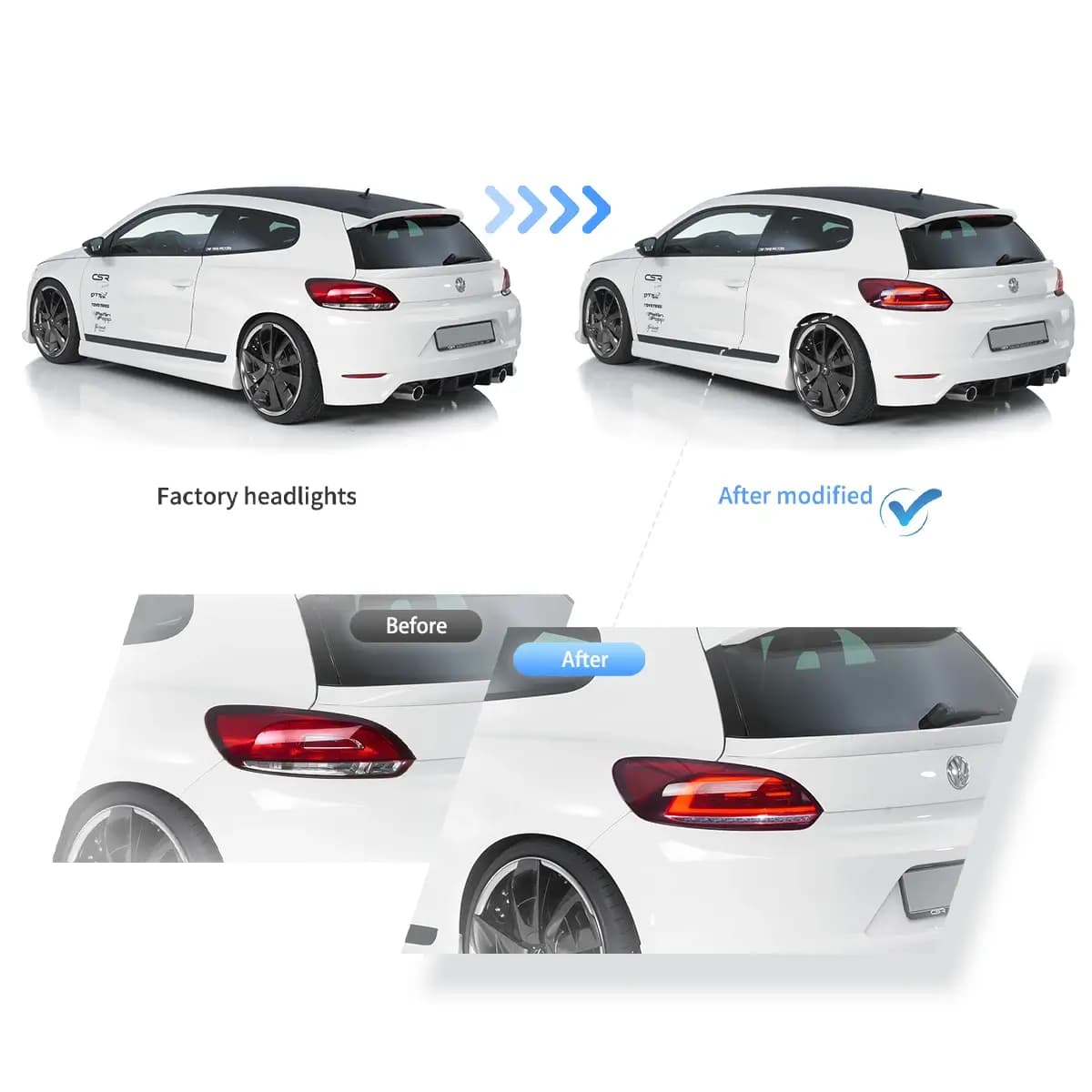 VW SCIROCCO - LED LIGHTBAR RÜCKLEUCHTEN – Bild 3
