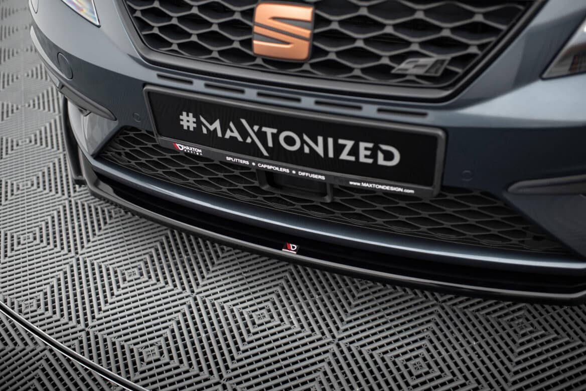 SEAT LEON CUPRA FACELIFT - MAXTON DESIGN FRONTLIPPE SPOILER V.5 (DTC) – Bild 3