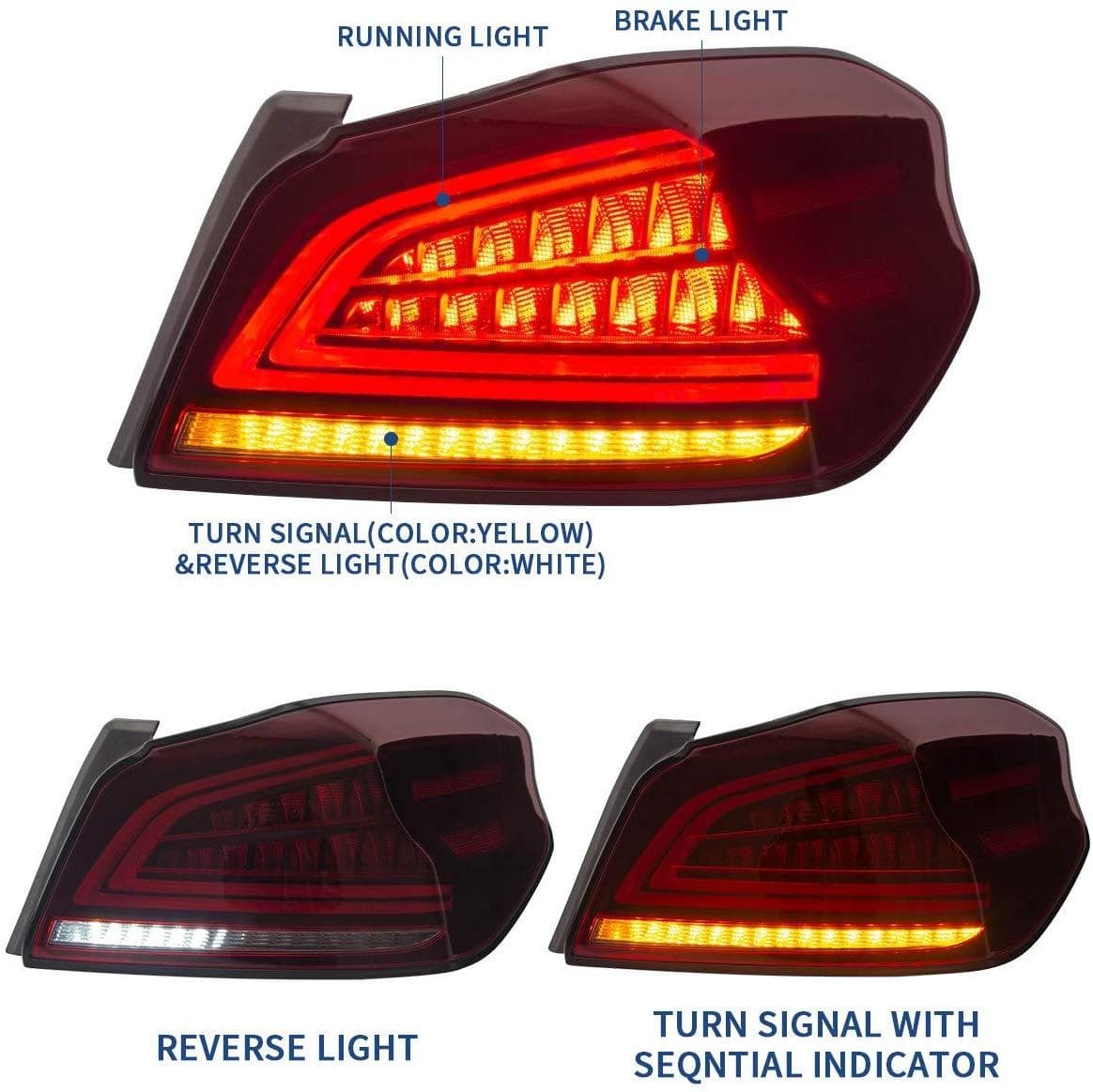 SUBARU IMPREZA - LED LIGHTBAR RÜCKLEUCHTEN (DYNAMIC) – Bild 2