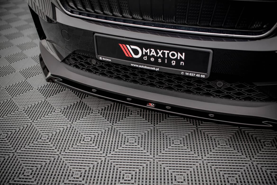 SKODA ENYAQ - MAXTON DESIGN FRONTSPOILER LIPPE V.2 (DTC) – Bild 3