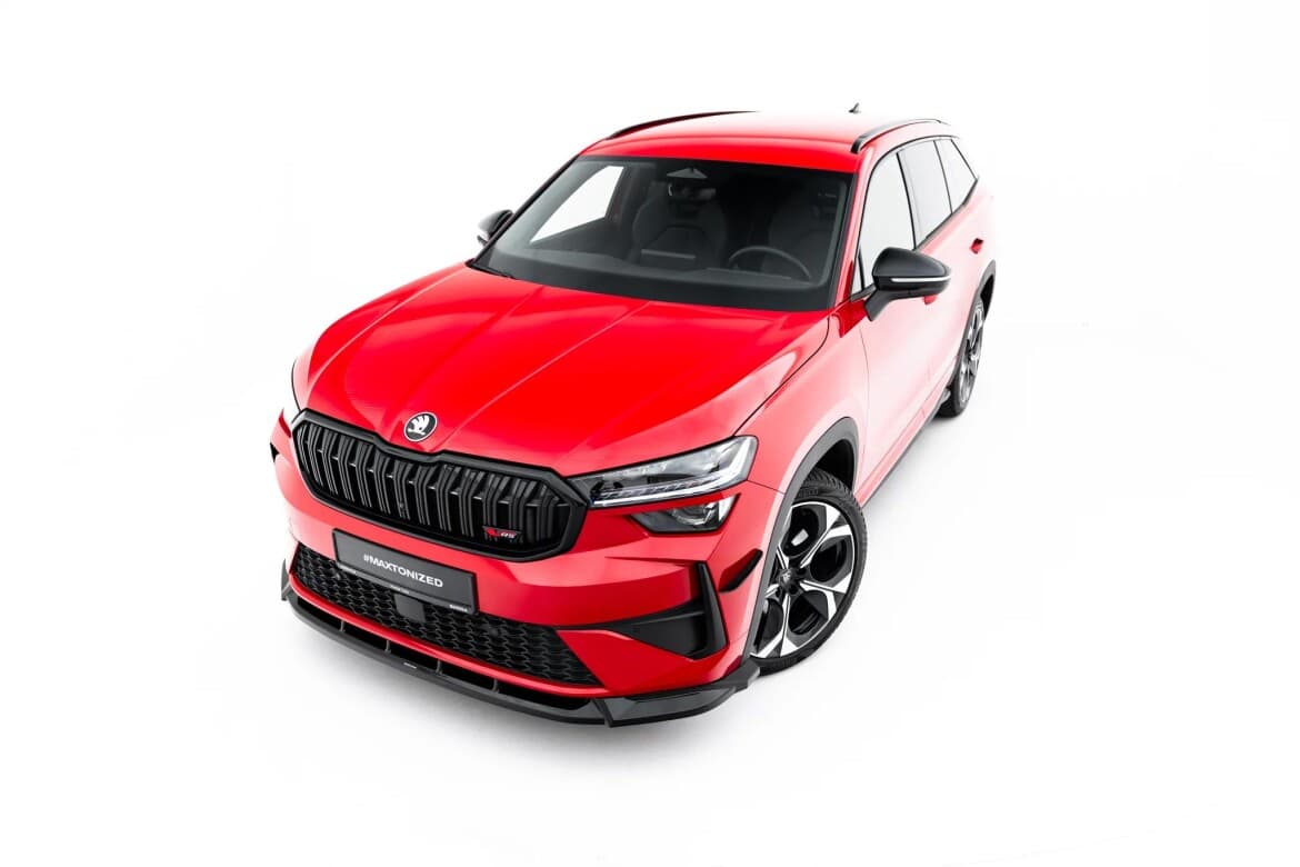 SKODA KODIAQ RS - MAXTON DESIGN FRONTSPOILER | FRONTLIPPE V.1 – Bild 2