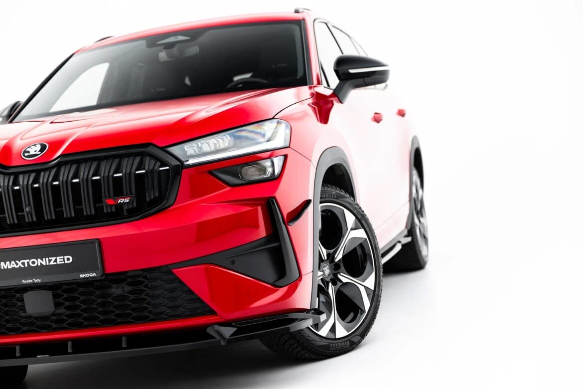 SKODA KODIAQ RS - MAXTON DESIGN FRONTSPOILER | FRONTLIPPE V.1 – Bild 3