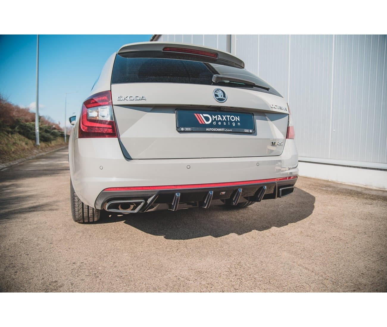 SKODA OCTAVIA RS - MAXTON DESIGN HECK DIFFUSOR ANSATZ – Bild 4