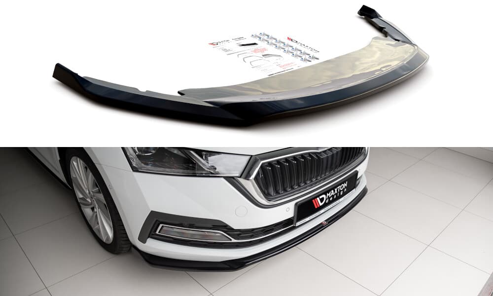 SKODA OCTAVIA - MAXTON DESIGN FRONT CUP SPOILERLIPPE FRONTANSATZ V.1 – Maxton Design