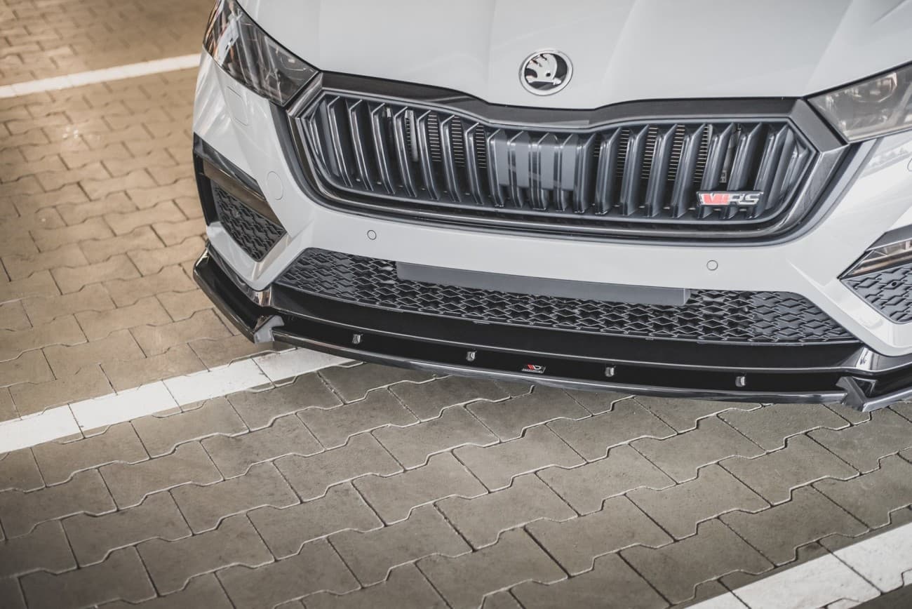SKODA OCTAVIA RS - MAXTON DESIGN FRONT CUP SPOILERLIPPE FRONTANSATZ V.1 (DTC) – Bild 2