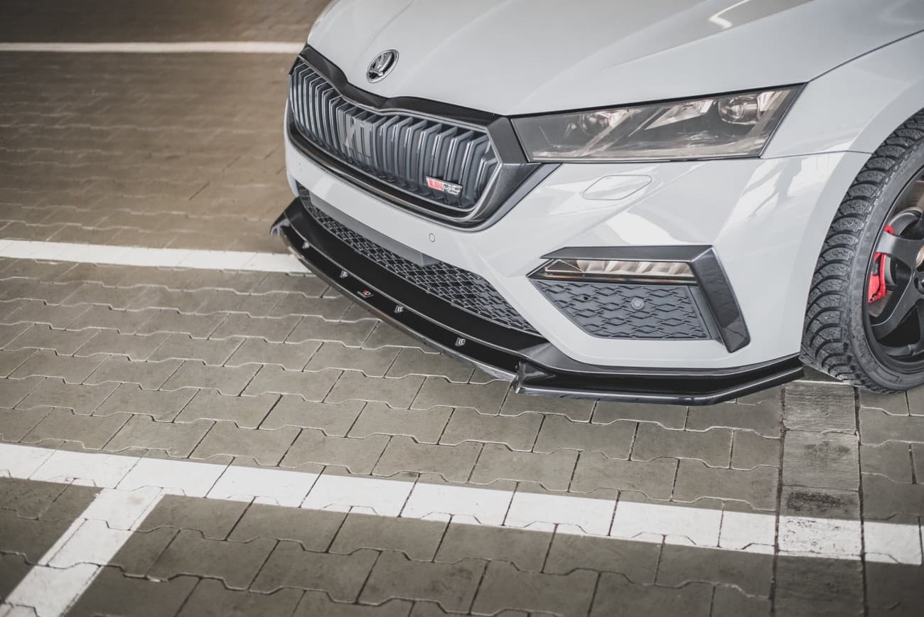 SKODA OCTAVIA RS - MAXTON DESIGN FRONT CUP SPOILERLIPPE FRONTANSATZ V.1 (DTC) – Bild 3