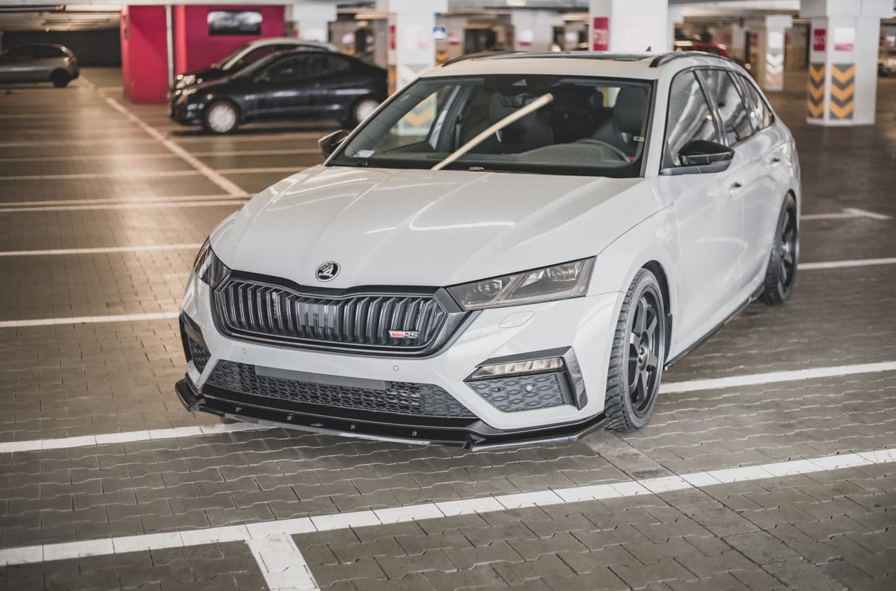 SKODA OCTAVIA RS - MAXTON DESIGN FRONT CUP SPOILERLIPPE FRONTANSATZ V.1 (DTC) – Bild 4