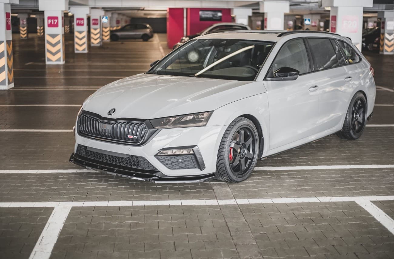 SKODA OCTAVIA RS - MAXTON DESIGN FRONT CUP SPOILERLIPPE FRONTANSATZ V.3 (DTC) – Bild 3