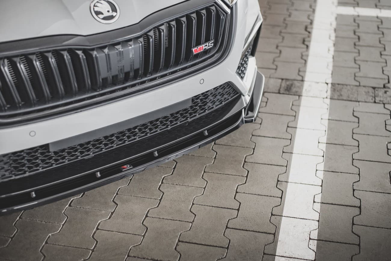 SKODA OCTAVIA RS - MAXTON DESIGN FRONT CUP SPOILERLIPPE FRONTANSATZ V.3 (DTC) – Bild 4