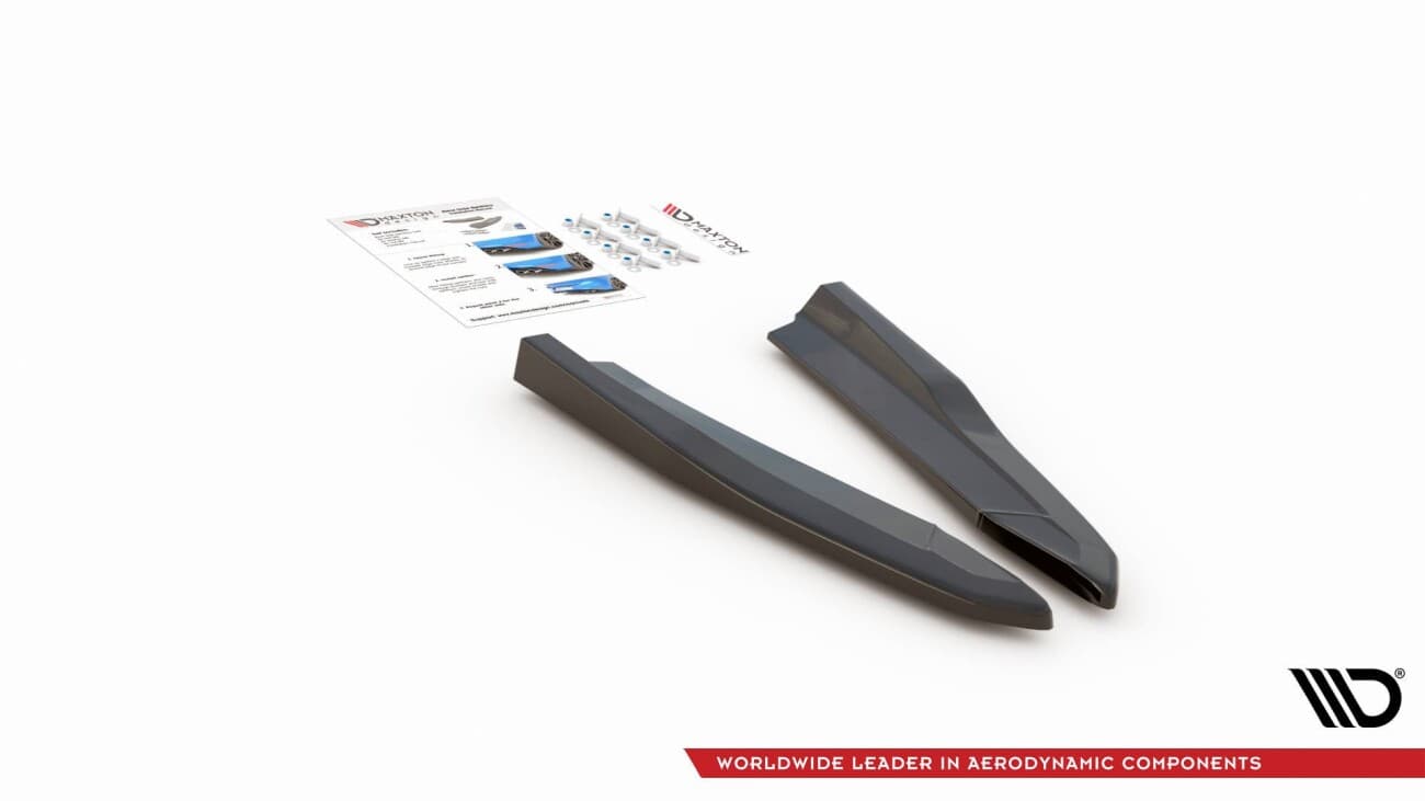 SKODA OCTAVIA RS - MAXTON DESIGN HECK SEITEN FLAPS SIDE FLAPS V.2 – Bild 2