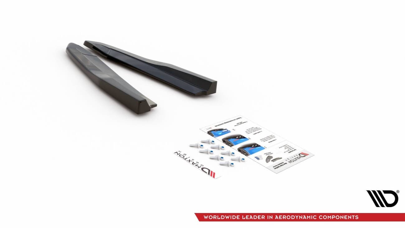 SKODA OCTAVIA RS - MAXTON DESIGN HECK SEITEN FLAPS SIDE FLAPS V.2 – Bild 3