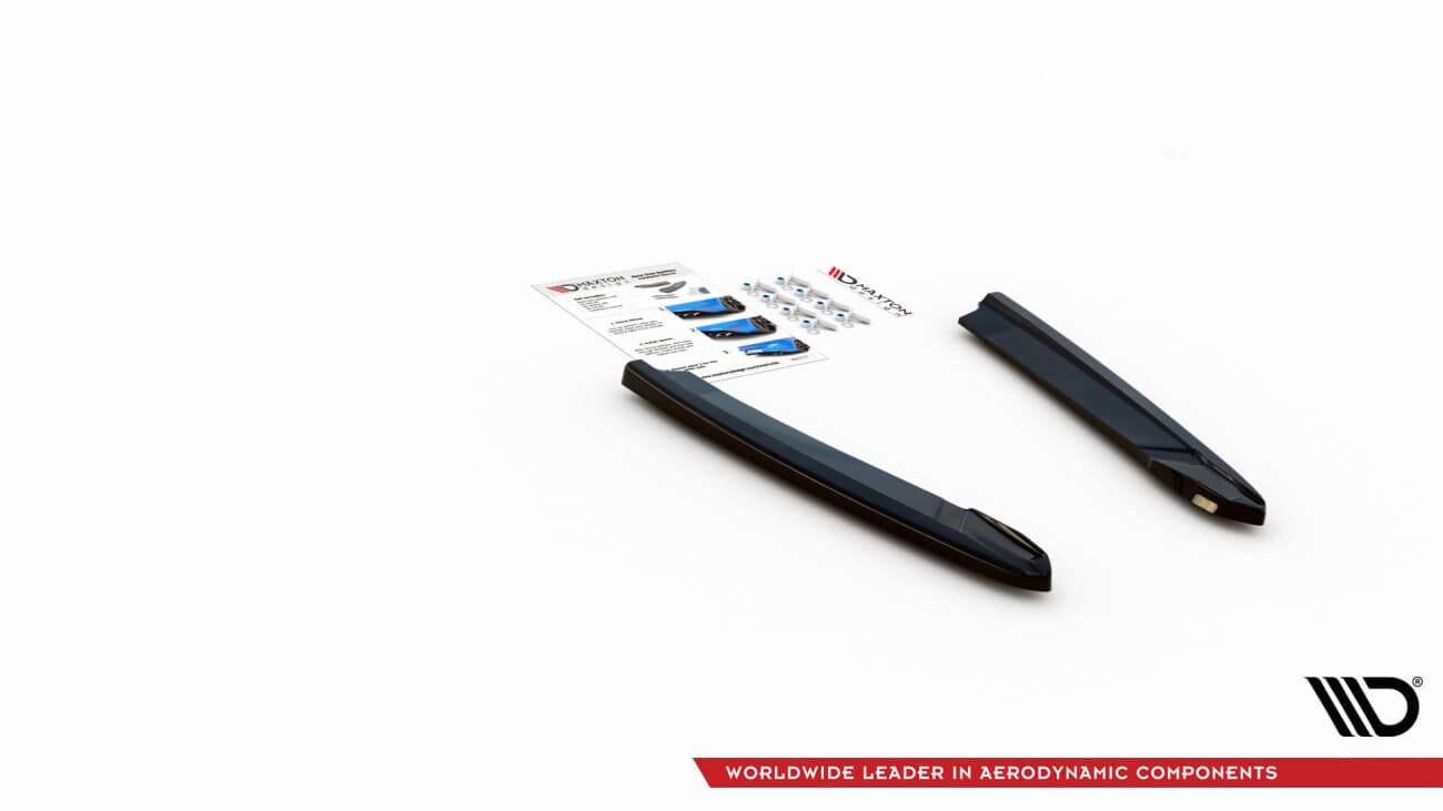 SKODA OCTAVIA RS - MAXTON DESIGN HECK SEITEN FLAPS SIDE FLAPS V.4 – Bild 4