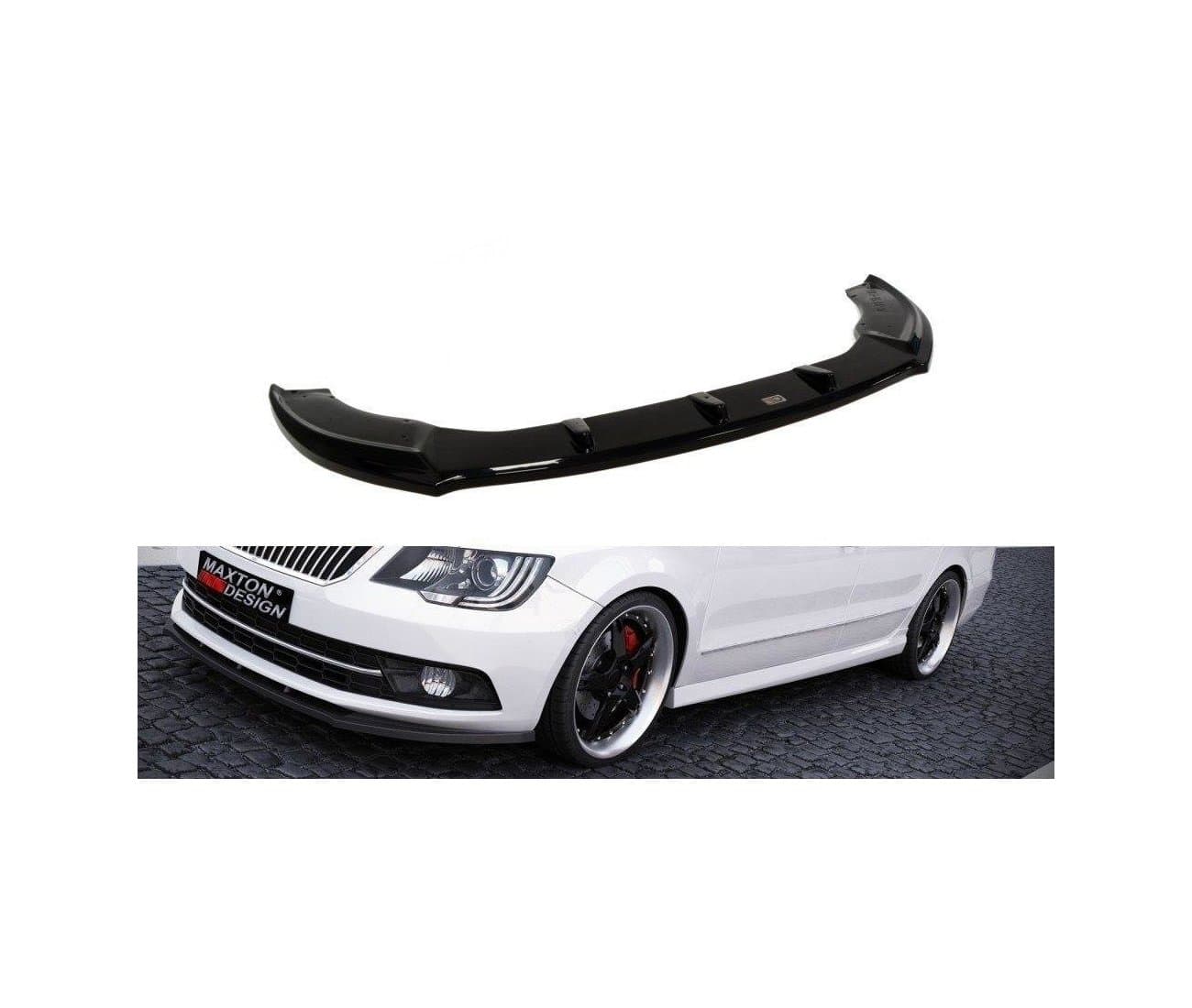 SKODA SUPERB - MAXTON DESIGN FRONTSPOILER LIPPE V.1