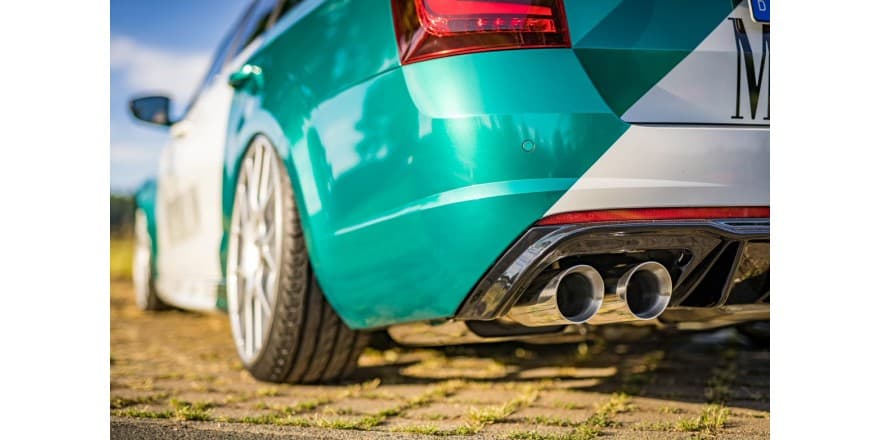 SKODA OCTAVIA RS 4X4 - FOX HALBAUSPUFFANLAGE AB KATALYSATOR – Fox