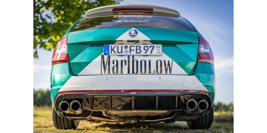 SKODA OCTAVIA RS 4X4 - FOX HALBAUSPUFFANLAGE AB KATALYSATOR – Bild 4