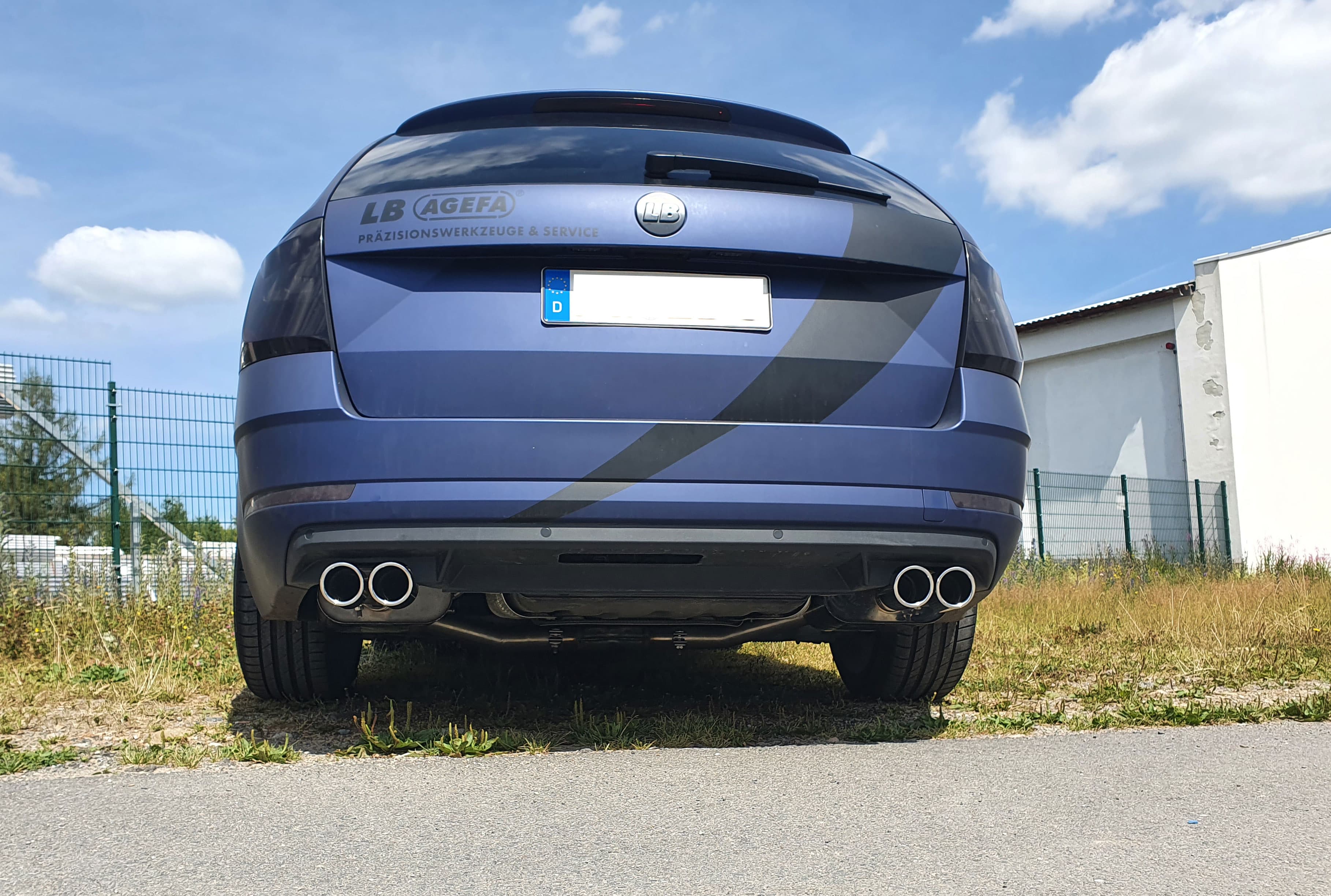 SKODA OCTAVIA 4X4 - FOX DUPLEX SPORTAUSPUFF – Fox